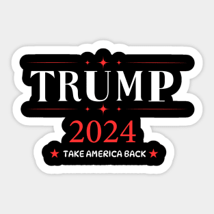 trump take America back t-shirt Sticker